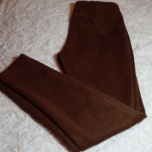 Chaps Faux-Suede Skinny Pant (S)